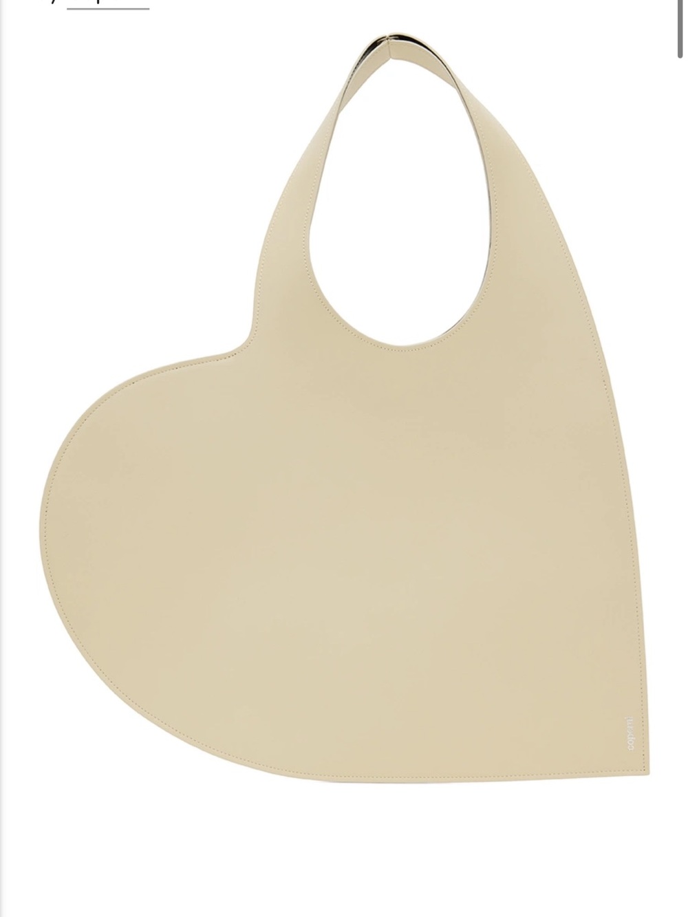 Coperni Beige Heart Tote
